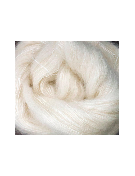 72% Mohair 28% Soie