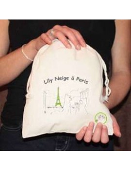 Sac à ouvrage "Lily Neige à Paris"