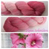 Fil fingering Alpaga & Soie "Rose Trémière"