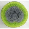 Fil Fingering 50 % Alpaga 50 % Mérinos "Arlequin à rayures"
