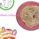 fil lace gradient yarn alpaga soie Bonbons Arlequin
