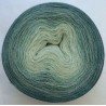 Fil lace Baby Alpaga (long gradient yarn cake) "Vert de Gris"