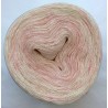 Fil lace Alpaga Soie (long gradient yarn cake) "Guimauve"