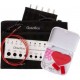 ChiaoGoo Twist Red Lace Interchangeable Knitting Needle Set Complete 5"