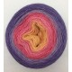 Fil fingering Alpaga Soie (long gradient yarn cake) "Aemonium Cyclops"