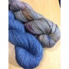 Kit Reya "Bleu" L'île aux fils Fil single fingering Alpaga Seacell