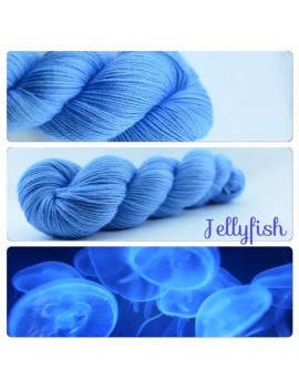 "Jellyfish" Fil fingering Alpaga & Soie