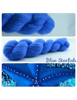 "Blue Star Fish" Angora & Baby Alpaga