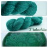 "Malachite" Single fingering Alpaga Soie Angelina