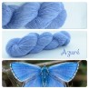 "Azure" Single fingering Alpaca Silk Angelina