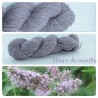 "Fleurs de Menthe" Single fingering Alpaga Soie Angelina