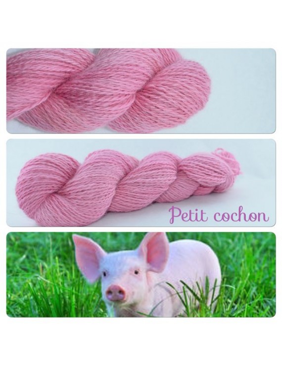 "Petit Cochon" Angora & Baby Alpaca