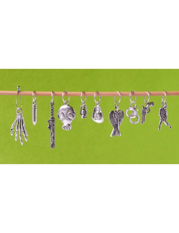 "The Walking Dead" Stitch Markers
