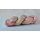 "Strawberry Cheesecake" fingering Alpaca & Silk Yarn