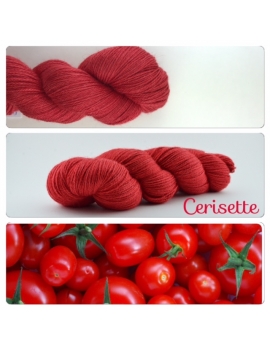 "Cerisette" fingering Alpaca & Silk Yarn