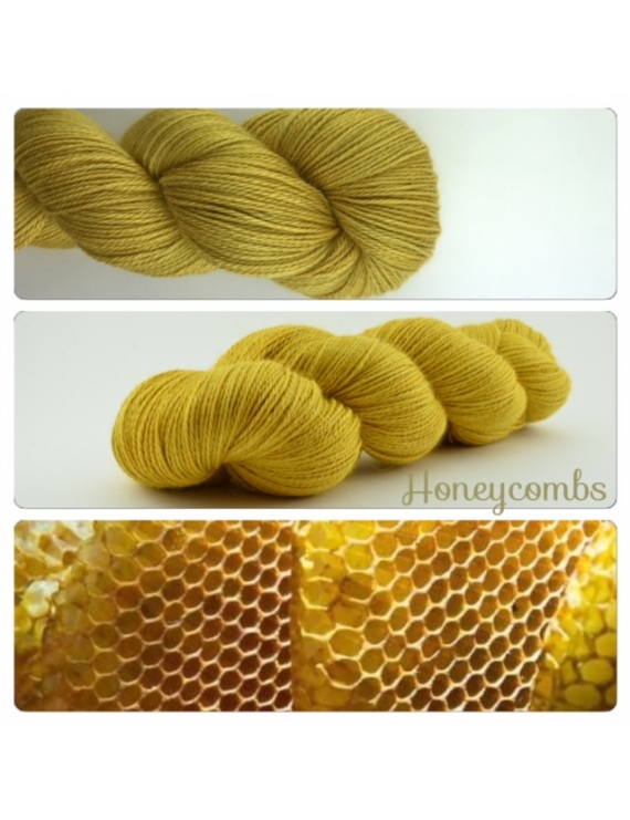 Honeycombs Fil fingering Alpaga & Soie