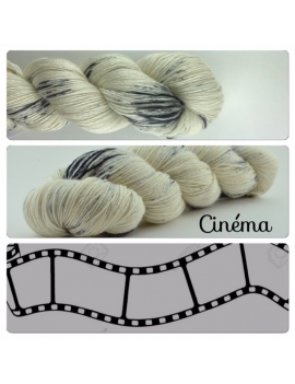 "Cinéma" Single Fingering Merino & Silk Yarn