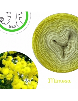 "Mimosa" Single Fingering Merino (long gradient yarn cake)