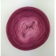 "Beetroot" Fingering Baby Alpaca Silk Yarn (gradient yarn cake)