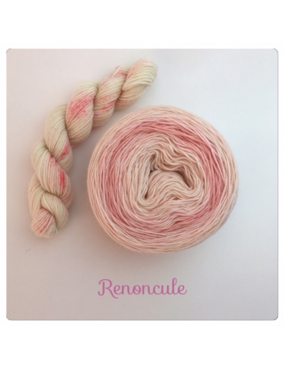 "Renoncule" Double Gradient Sock Yarn Merino Alpaca & Nylon