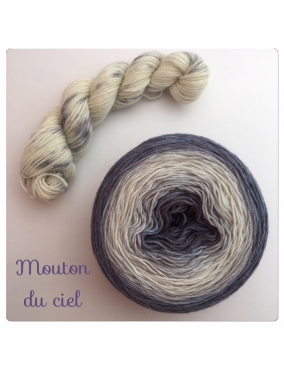 "Mouton du Ciel" Double Gradient Sock Yarn Merino Alpaca & Nylon