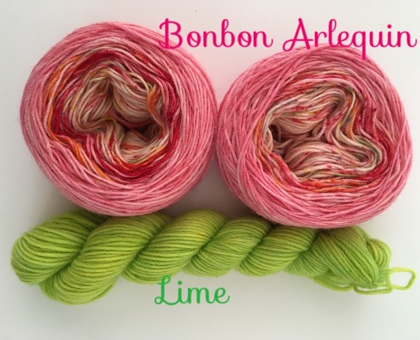 Gradient Bonbon Arlequin Fil à Chaussette Mérinos Alpaga & Nylon