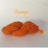 "Orange" Fil Super Bulky 100 % Mouton Ile de France
