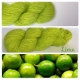 "Lime" Single fingering Alpaga Rose Fiber 