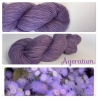 "Ageratum" Single fingering Alpaga Rose Fiber 