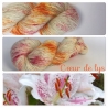 "Coeur de Lys" Single fingering Alpaga Rose Fiber 