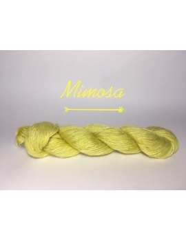 "Mimosa" Fil Single Fingering 80 % Chèvre Angora 20% Soie