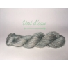 "Vert d'eau" Fil Single Fingering 80 % Chèvre Angora 20% Soie