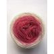 "Pink Lollipops" Fil fingering Alpaga Tencel (long gradient yarn cake) 