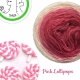 "Pink Lollipops" Fil fingering Alpaga Tencel (long gradient yarn cake) 