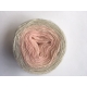 "Pink Lollipops" Single fingering Alpaga Soie Angelina  (long gradient yarn cake) 