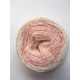 "Strawberry Cheesecake" Fil fingering Baby Alpaga et Soie (long gradient yarn cake)