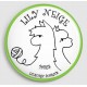 Badge Lily Neige
