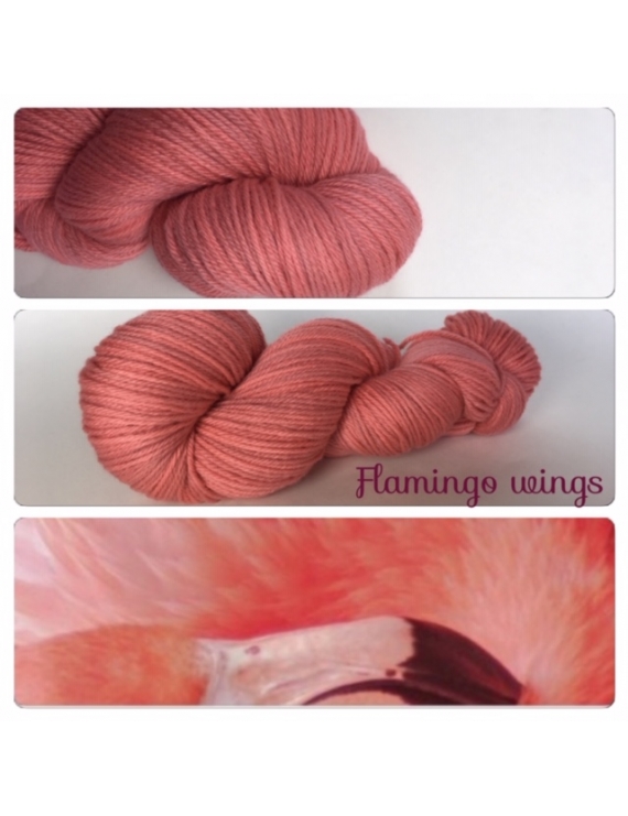 "Flamingo Wings" Fil DK 100% Mérinos