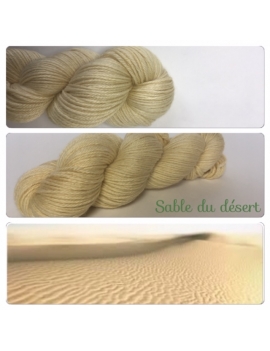 "Sable du Desert" Fil DK 100% Baby Alpaga