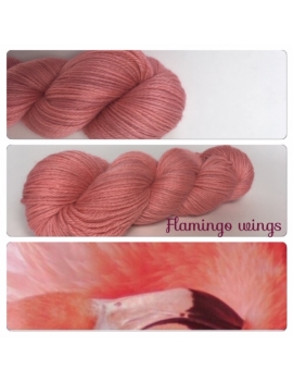 "Flamingo Wings" Fil DK 100% Baby Alpaga