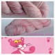 Fil fingering Alpaga Seacell "Panthère Rose"
