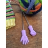 "Mains Violettes" Protèges-Pointes d'Aiguilles 