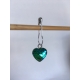 "Coeur Sirene Vert" Removable Stitch Marker