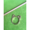 "Tete de chat Or" Stitch Markers