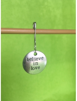 "Believe In Love" Anneau marqueur