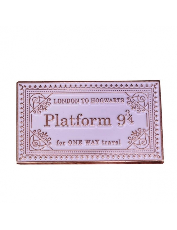 "Platform 9 3/4 One Way Travel" Pins Harry Potter