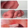 "Flamingo Wings" Fil Mérinos Alpaga & Nylon