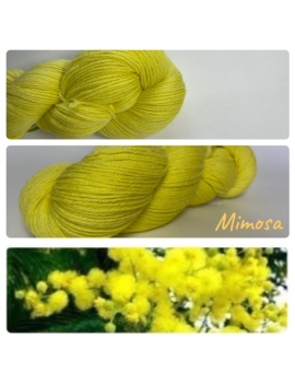 "Mimosa" Fil Mérinos Alpaga & Nylon