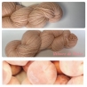"Velours de Pêche" Fil Mérinos Alpaga & Nylon