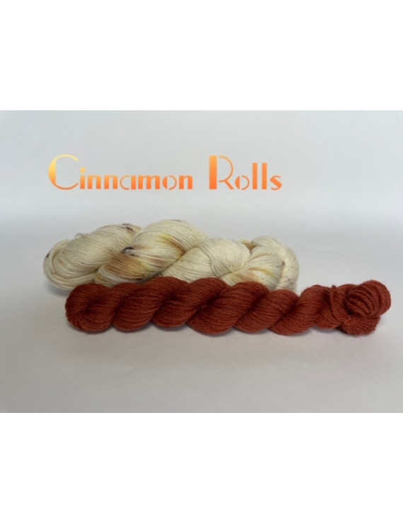 "Cinnamon Rolls" Fil Mérinos Alpaga & Nylon